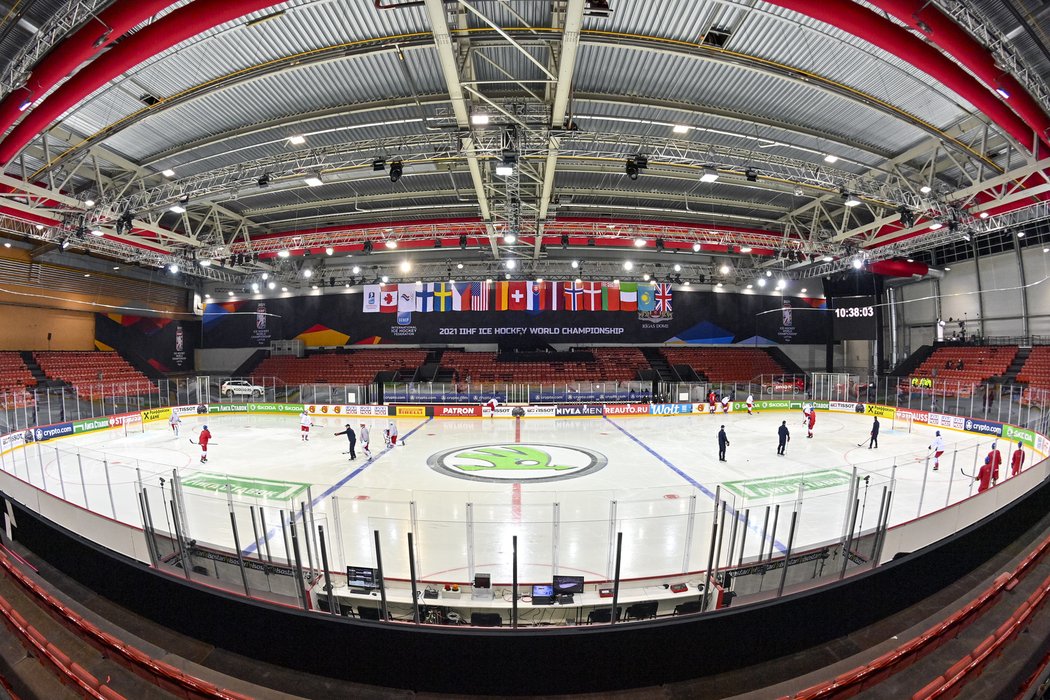 Trénink české hokejové reprezentace v Olympijském sportovním centru