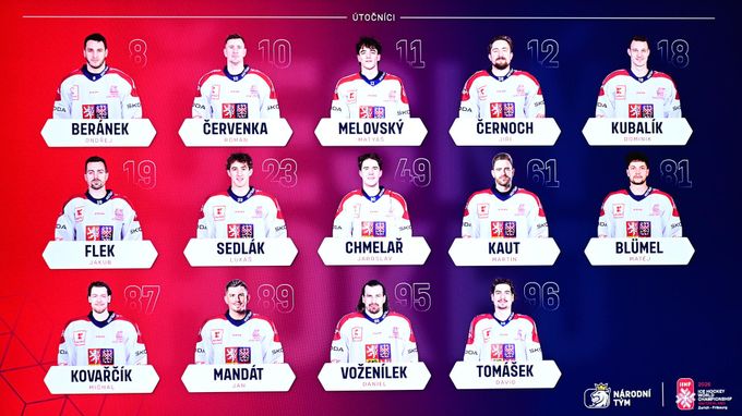 Český tým pro MS: Rulík bere Galvase, Pastrňák se Zachou se omluvili a Klapka se nevešel Český tým pro MS: Rulík bere Galvase, Pastrňák se Zachou se omluvili a Klapka se nevešel