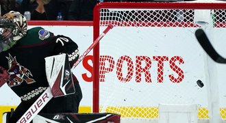 Brankáře Vejmelku střídali v NHL už po 59 sekundách, Palát první hvězdou