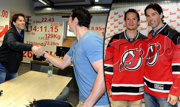 Jaromír Jágr a Patrik Eliáš se setkali v redakci Sportu, od nové sezony se budou potkávat v kabině New Jersey Devils
