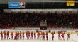 Hokejisté Olomouce zdraví diváky na svém stadionu