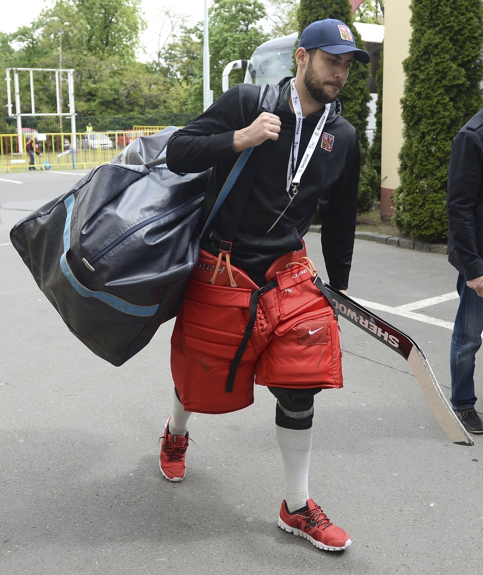 Brankář Ondřej Pavelec