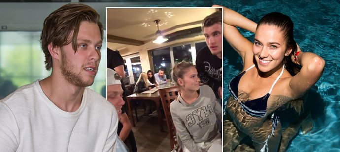 David Pastrňák oslavil 21. narozeniny s kamarády a Miss Andreou Bezděkovou. Tvoří se snad nový pár?