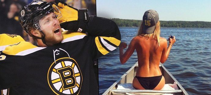 Zdá se, že hokejista David Pastrňák má novou holku! Je to modrooká sexy Švédka Rebecca.