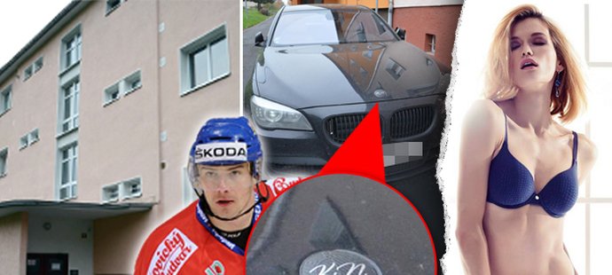 V tomto domě našli přítelkyni hokejisty Jakuba Petružálka mrtvou. Před ním stále stojí i její vůz s iniciály K. N.