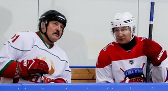 As it happens in Belarus ... Lukashenko is a better hockey player than Putin