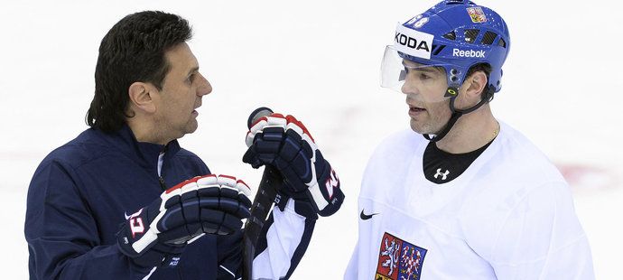 Trenér hokejové reprezentace Vladimír Růžička stojí o to, aby v týmu pro MS byl Jaromír Jágr