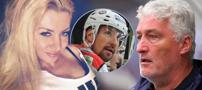 Trenér Miloš Říha žije s jeho exmanželkou, hokejista Jaroslav Obšut to těžko nese