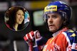 Kvůli neuznanému gólu se útočníka Pardubic Tomáše Rolinka zastala na internetu jeho manželka Darina