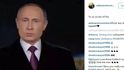 Alexandr Ovečkin je velkým fanouškem Vladimira Putina