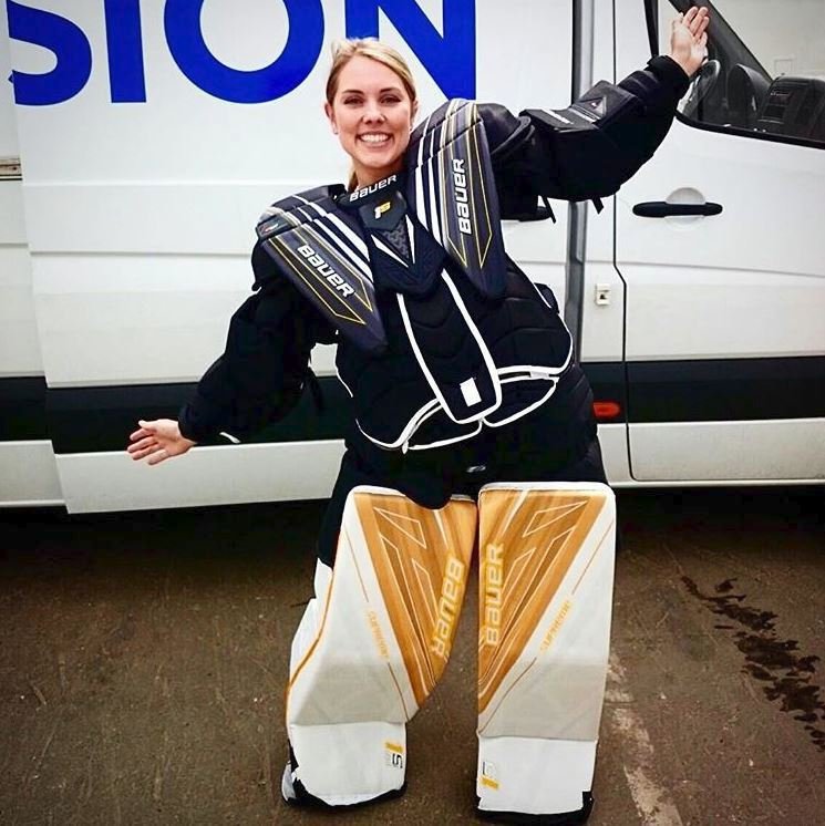 Redaktorka hokejové federace IIHF Olga Chmyleva.