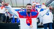 Slovenský reprezentant Peter Zuzin po návratu z olympijských her domů na Slovensko