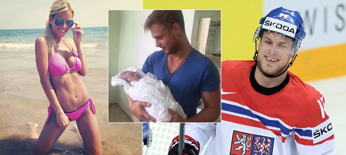 Hokejista Vladimír Sobotka se stal otcem. Jeho partnerka Nicole Novotná mu porodila dcerku Sofii Isabellu.