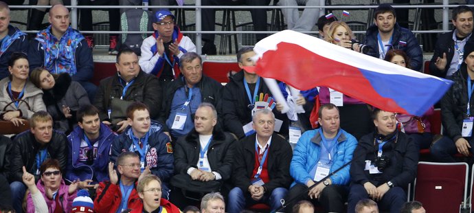 Při zápase Švédska s Českem měli v hledišti jasnou převahu čeští fanoušci