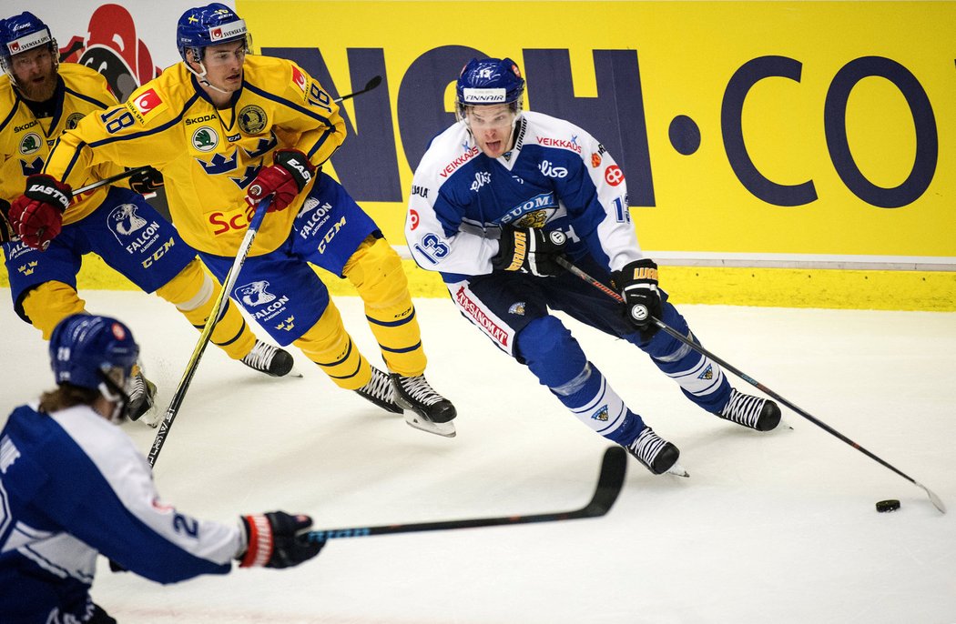 Finský tým nestačil na Švédsko a prohrál 2:3