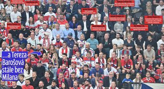 Ikony v hledišti O2 areny: Zlatá tribuna! A Tereza Barošová stále bez Milana Ikony v hledišti O2 areny: Zlatá tribuna! A Tereza Barošová stále bez Milana