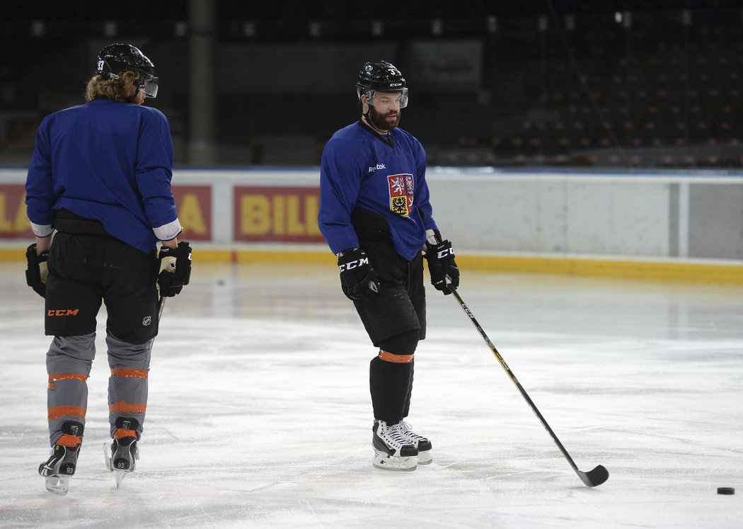 Voráček se sešel s parťáky z NHL. Po boku měl i ochránce z Philadelphie Radka Gudase.