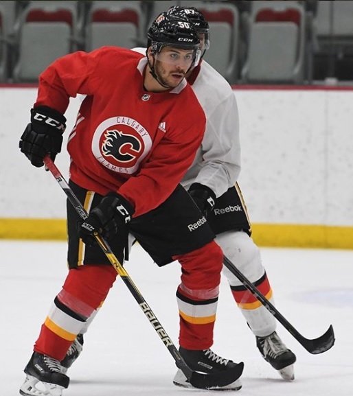 Yasin Ehliz věří, že bude dres Calgary oblékat i během sezony NHL