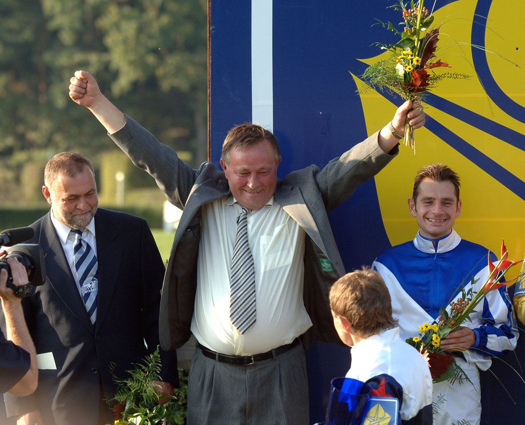 Dostihový trenér František Holčák