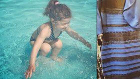 Po slavných šatech další záhadná fotka. Skáče  děvčátko do vody, nebo v ní už je?