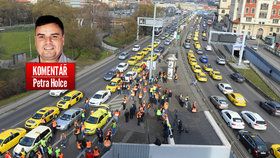 Petr Holec komentuje prostest taxikářů.