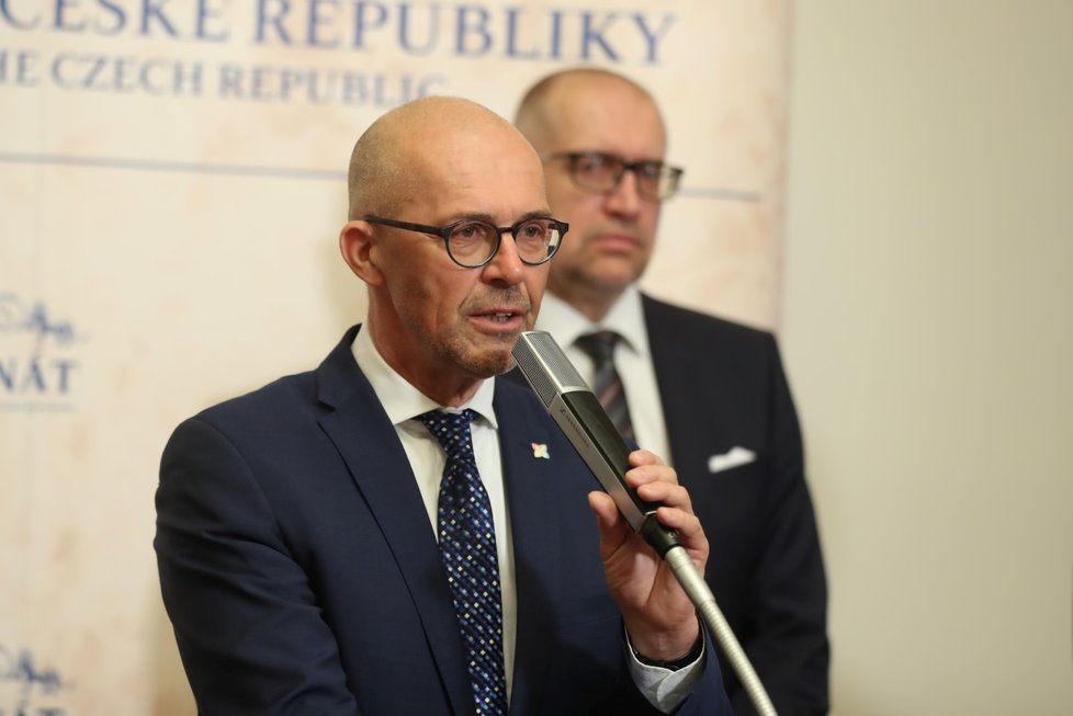 Petr Holeček - předseda senátního klubu hnutí STAN a starosta Kralup nad Vltavou (20. 3. 2019)
