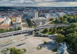 Takto vypadá vizualizace toho, jak se lokalita v Holešovicích po modernizaci tratě změní.