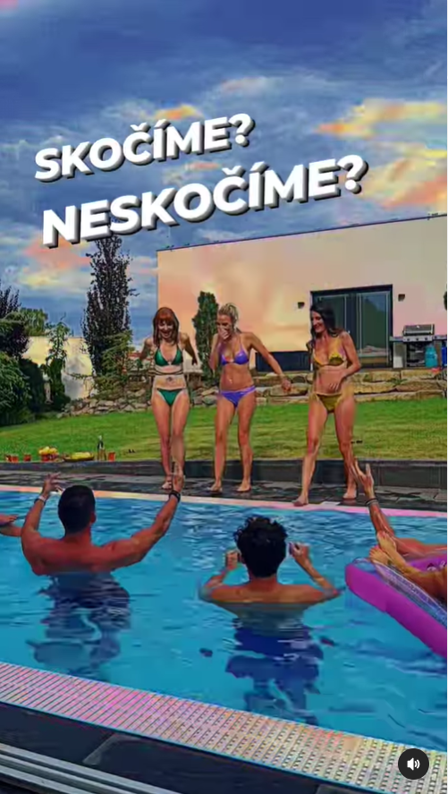 Videoklip uskupení Holki se natáčel u bazénu.