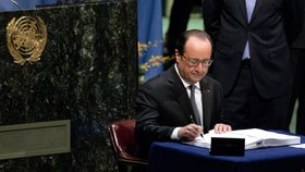 Francouzský prezident Francois Hollande