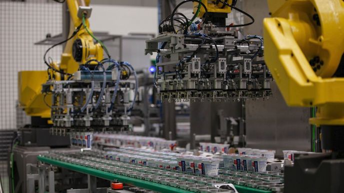 Roboti od japonského výrobce Fanuc