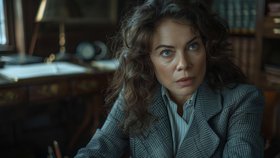 Holly Gibney, jak si poněkud zvláštní autistickou vyšetřovatelku z Kingových románů představuje umělá inteligence.