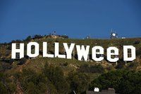 Vyhulený silvestrovský kousek: Vtipálek změnil slavný nápis Hollywood na Hollyweed!