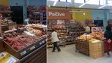 Nechutnost v českém supermarketu: Po pečivu poskakoval holub!