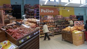 Nechutnost v českém supermarketu: Po pečivu poskakoval holub!