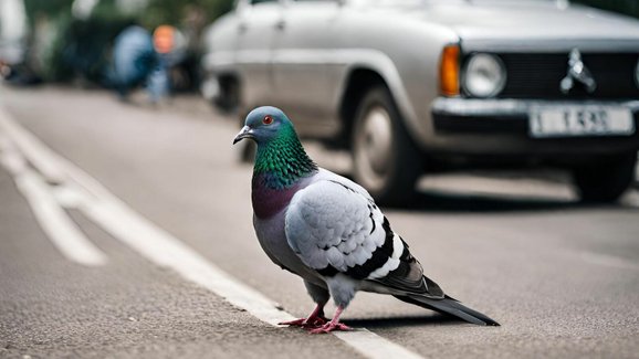 Tokijský taxikář byl zatčen a obviněn z úmyslného přejetí holuba