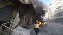 Dronový útok na vojenskou akademii v Homsu v Sýrii (5. 10. 2023)
