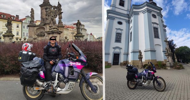 Cestovateli z Chile v Praze ukradli milovanou motorku: Neodjedu, dokud ji nenajdu!