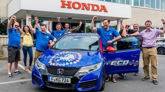 Honda Civic Tourer projela celou Evropu se spotřebou 2,82 l/100 km