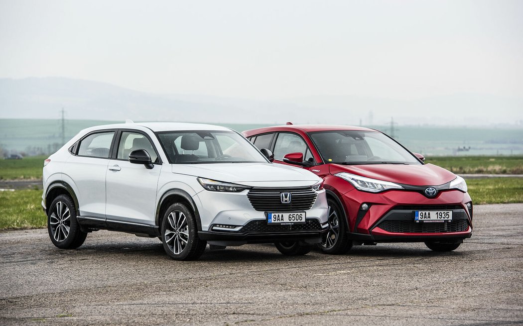 Honda HR-V 1.5 Hybrid i-MMD vs. Toyota C-HR 1.8 Hybrid