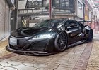 Honda NSX jako temné monstrum od Liberty Walk