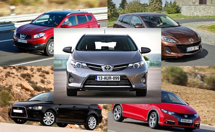 Toyota Auris vs. Honda, Mazda, Mitsubishi a Nissan: Co koupit?