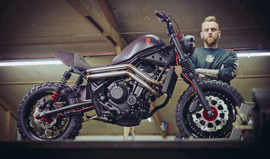 Honda Rebel pro Bike Shed