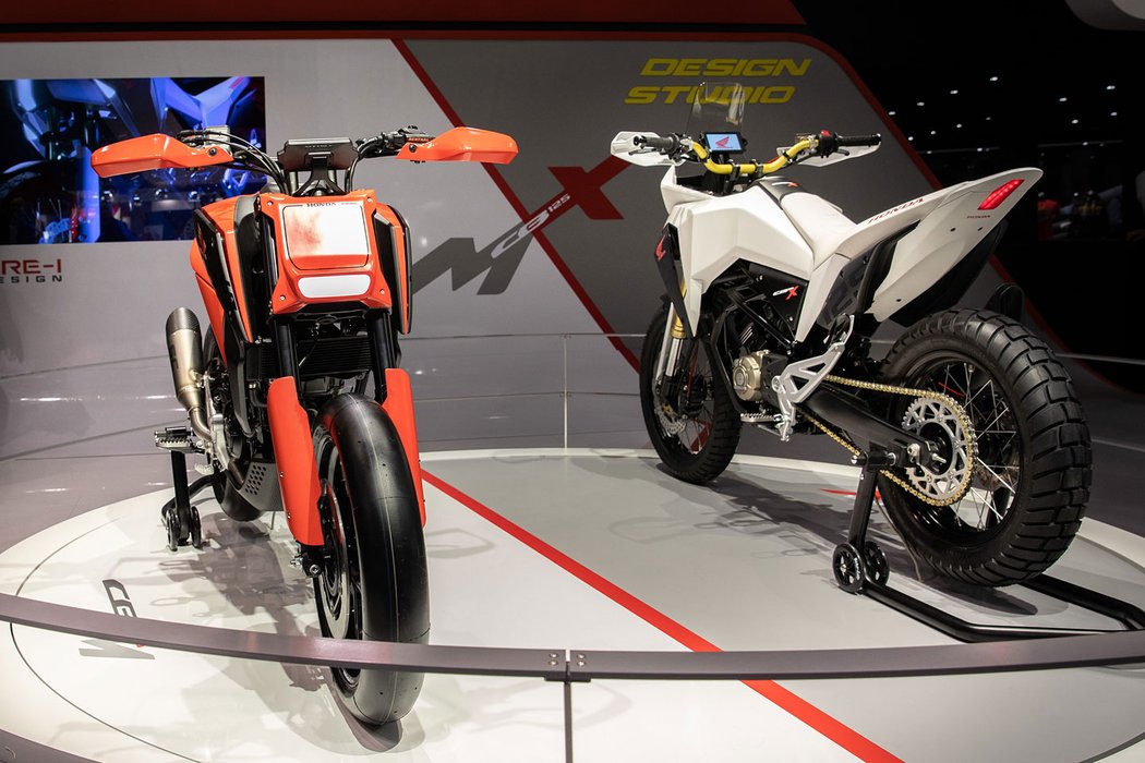 Honda CB125X Concept a Honda CB125M Concept