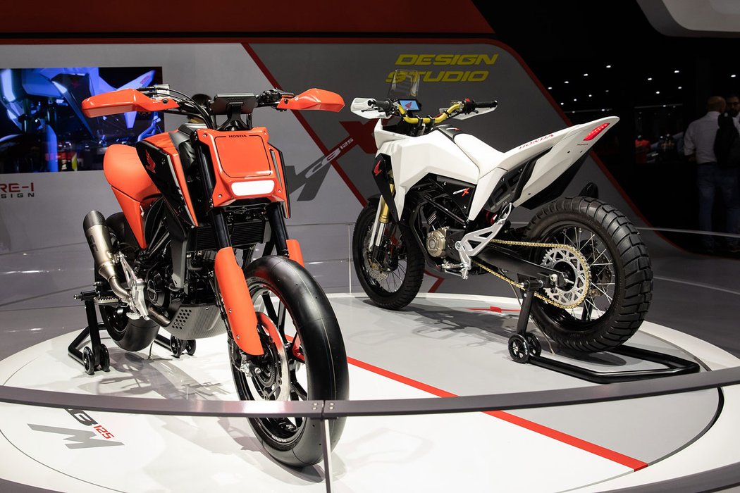 Honda CB125X Concept a Honda CB125M Concept