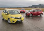 TEST Honda Jazz vs. Nissan Note vs. Toyota Yaris – Těžká práce