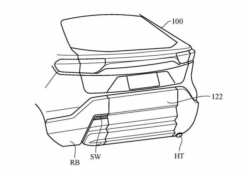 Honda si nechala patentovat šuplík v zadním nárazníku