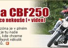 Test: Honda CBF250: motorka, co nekouše (+VIDEO)
