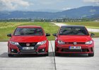 Video: Honda Civic Type R vs. VW Golf GTI Clubsport – test rychlosti a přetížení