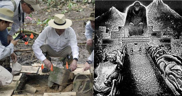 Archeologové našli legendární sídlo v džungli. Bílé město opičího boha