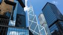 Byznysová čtvrť v Hong Kongu